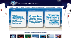 Desktop Screenshot of bridgeinarmonia.it